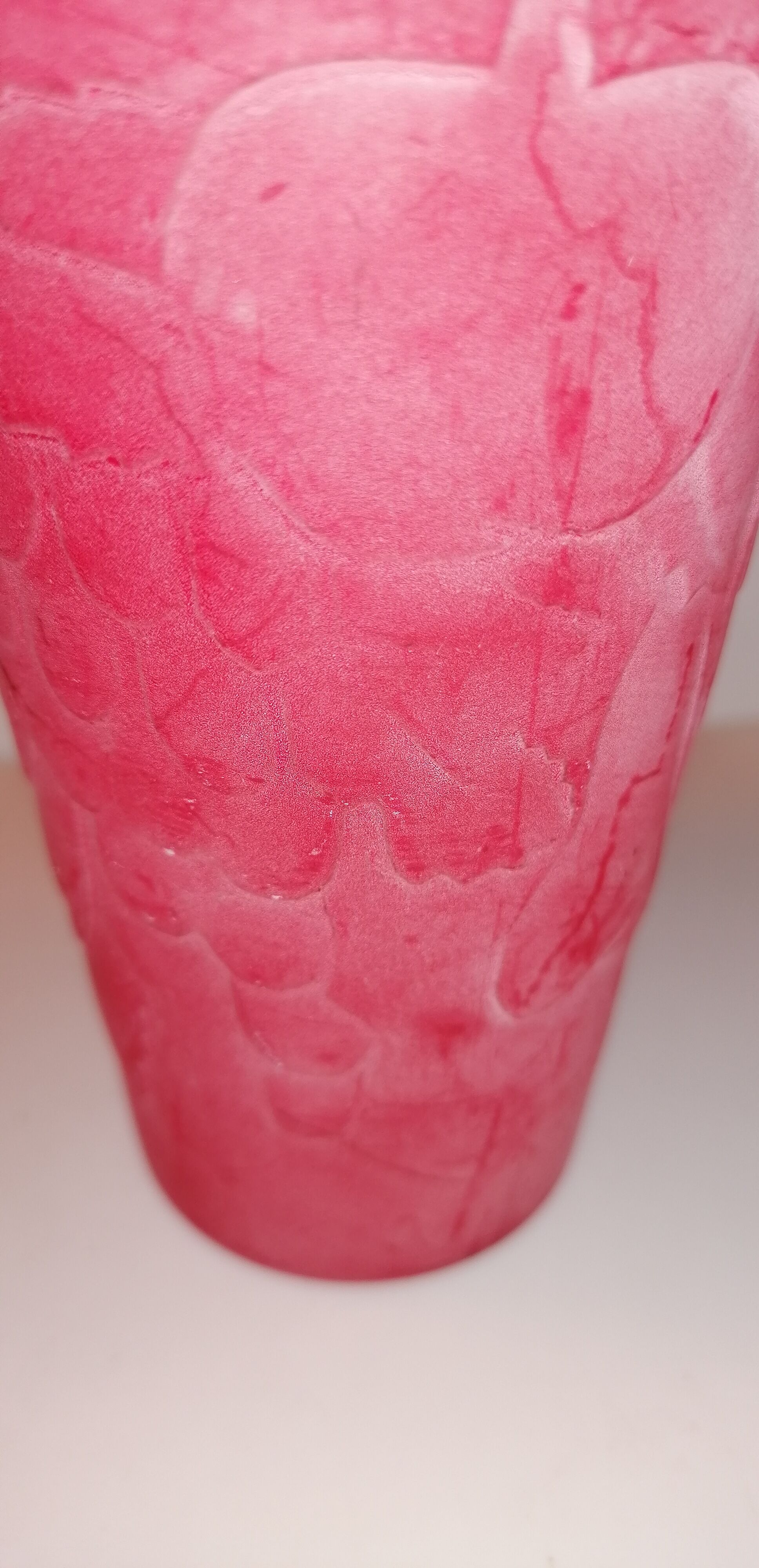 Colorful Italian glasses decorated with fruit
