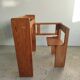 Foldable pine children's desk