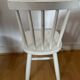 Chaise enfant vintage blanche
