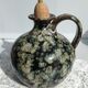 Glazed stoneware oil bottle