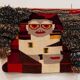 Rug or wall hanging "The Sacred Monster", signed Agnus, 1973