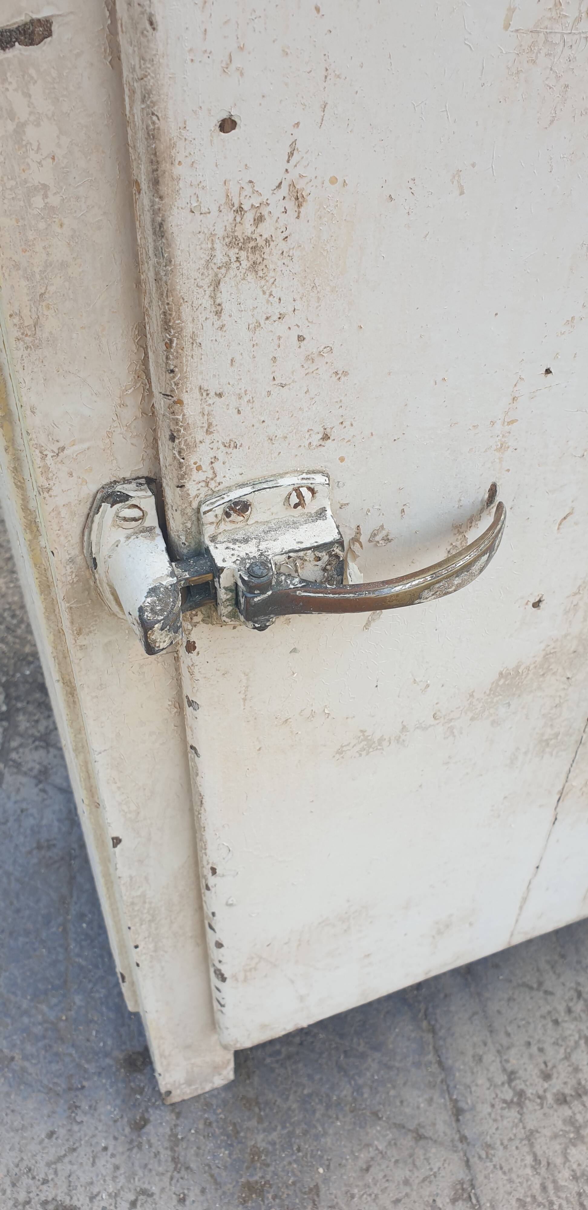 Vintage antique icebox