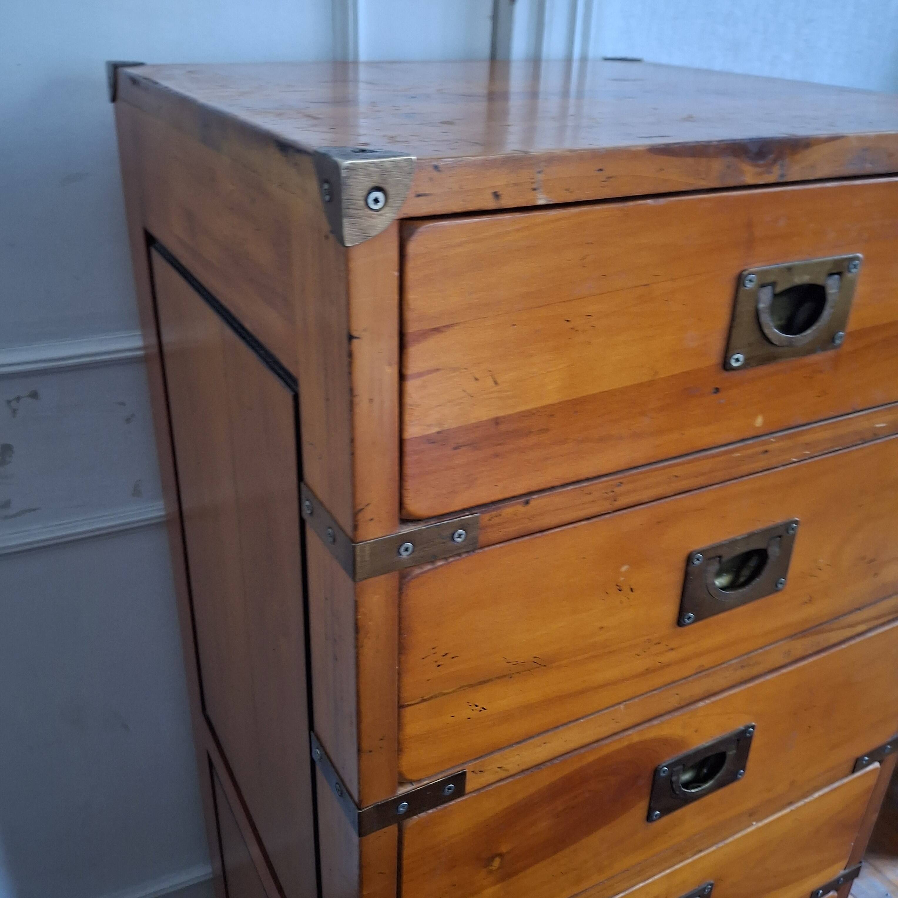 Nautical style chest of drawers.