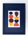 Abstract collage on paper signed eawy