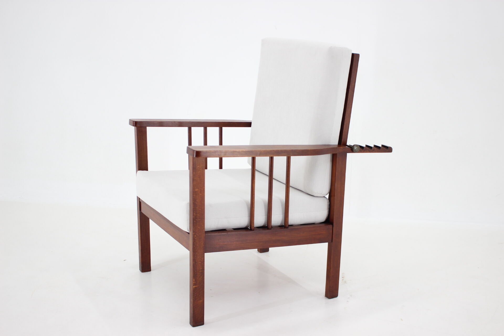 1940s Art Deco armchair, Czechoslovakia