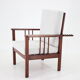 1940s Art Deco armchair, Czechoslovakia