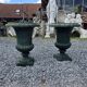 Pair of antique Medici vases in cast iron