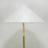 Brass floor lamp Sumatra Mid-Century Rupert Nikoll, Vienna, Austria, 1950s