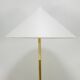 Lampe sur pied en laiton Sumatra Milieu du Siècle Rupert Nikoll, Vienne, Autriche, années 1950