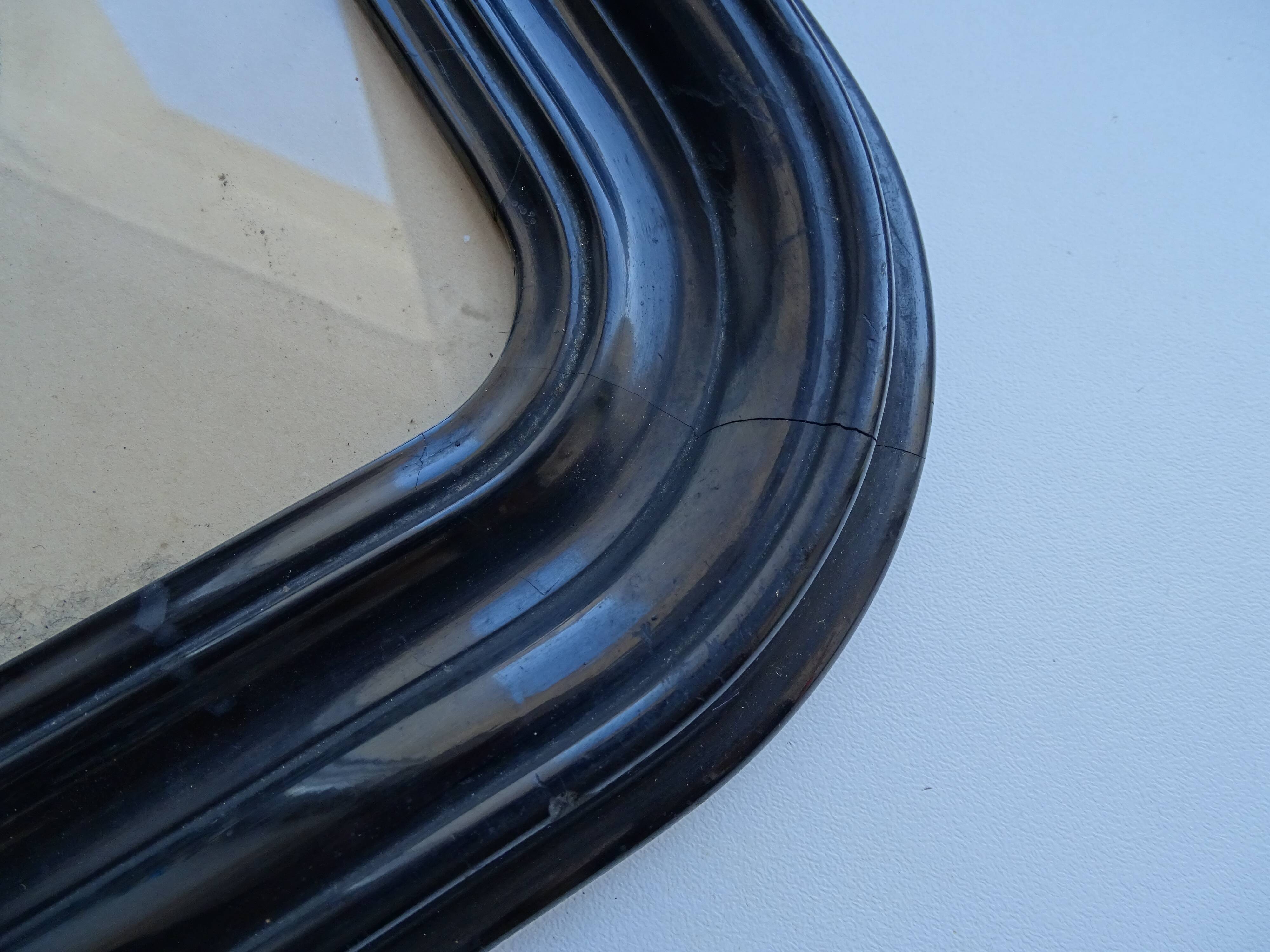 19th century pastel painting - Napoleon III blackened wood frame 40.5 x 35.5