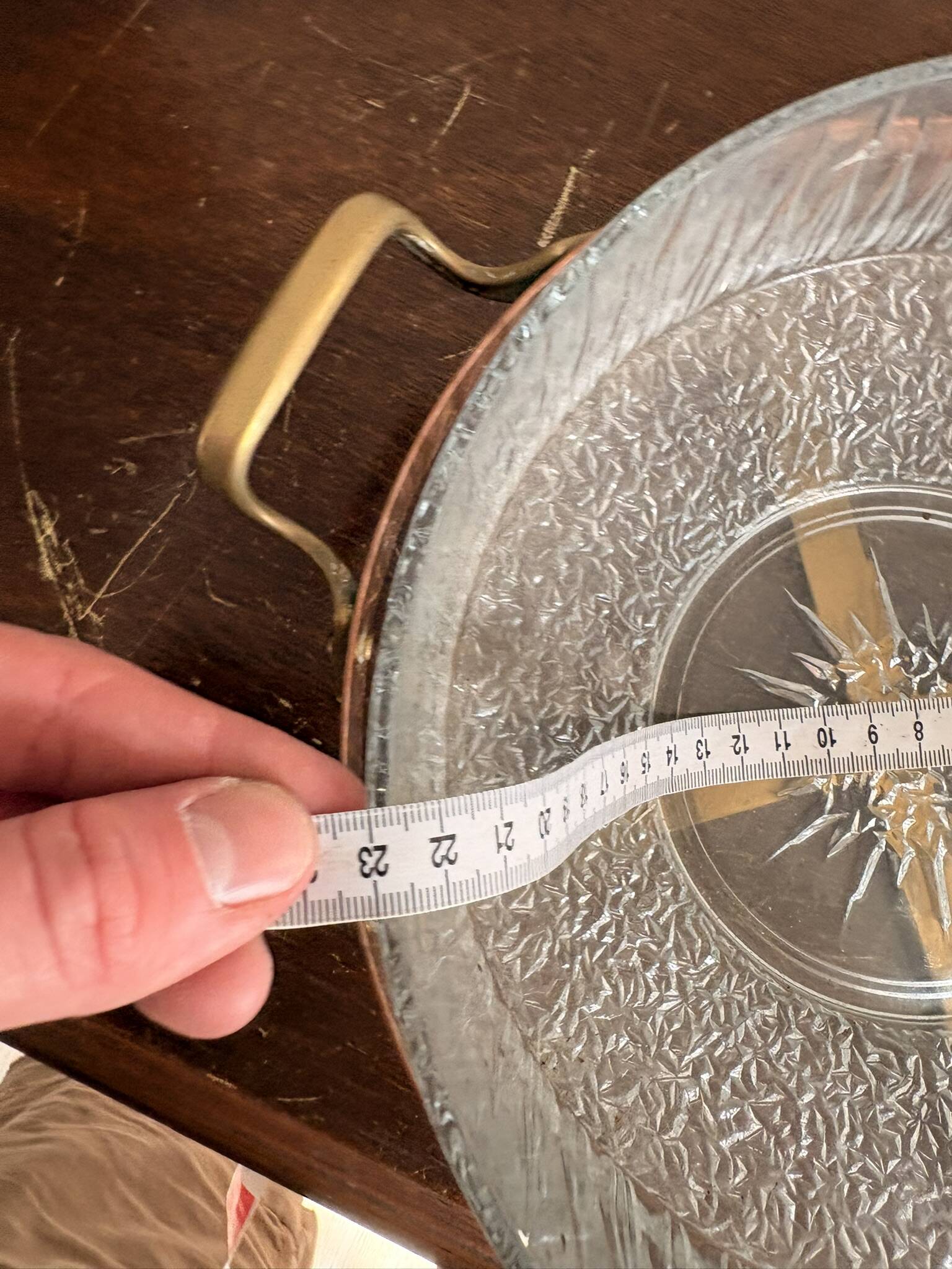 Vintage Mid Century Moulded Glass Vegetable Gratin Dish