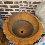 Vase médicis en fonte