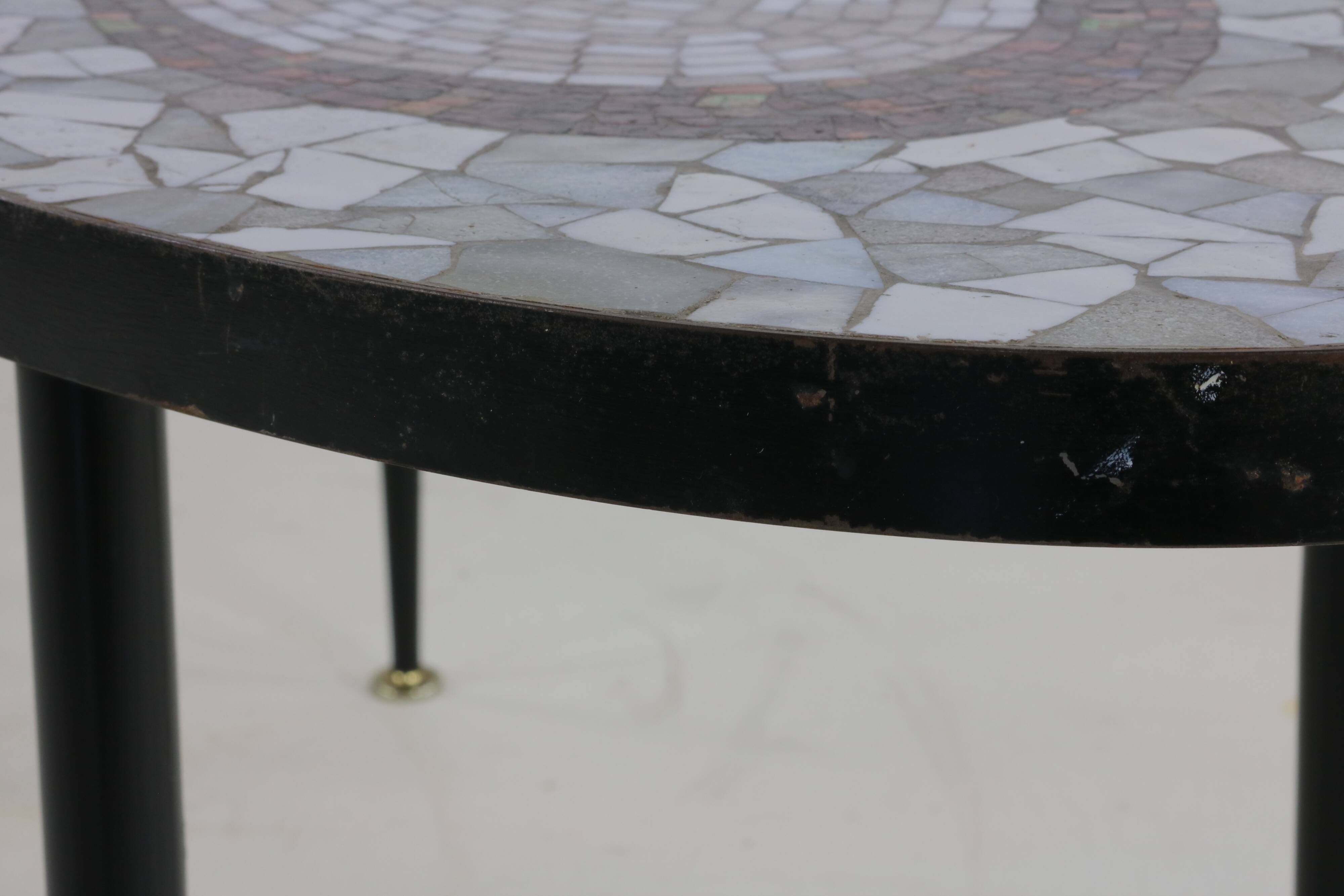 Sixties mosaic coffee table by Berthold Müller