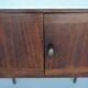 Bedside mahogany end XVIII
