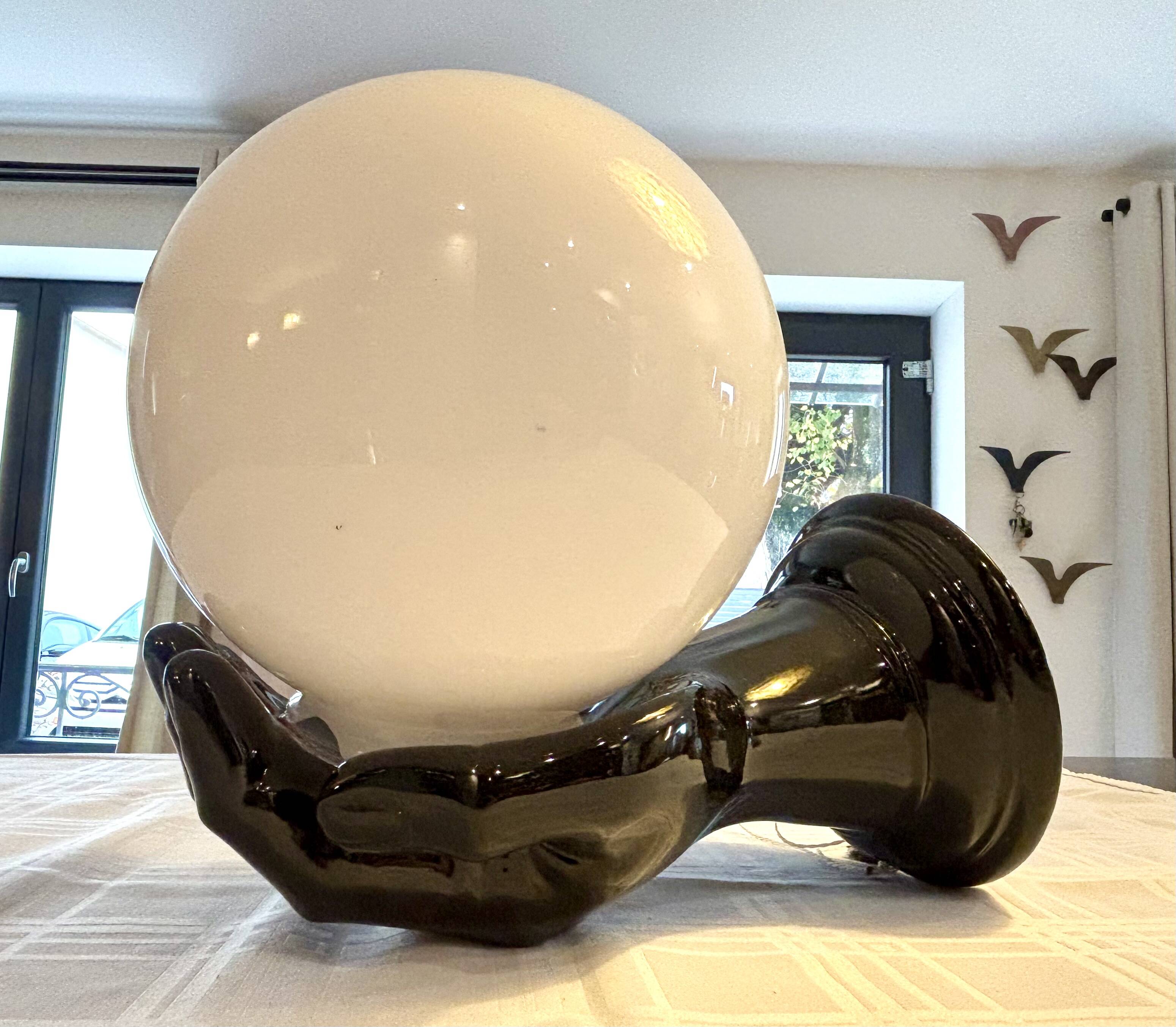 Pair of handmade ceramic wall sconces