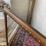 1900 wooden mirror with nails