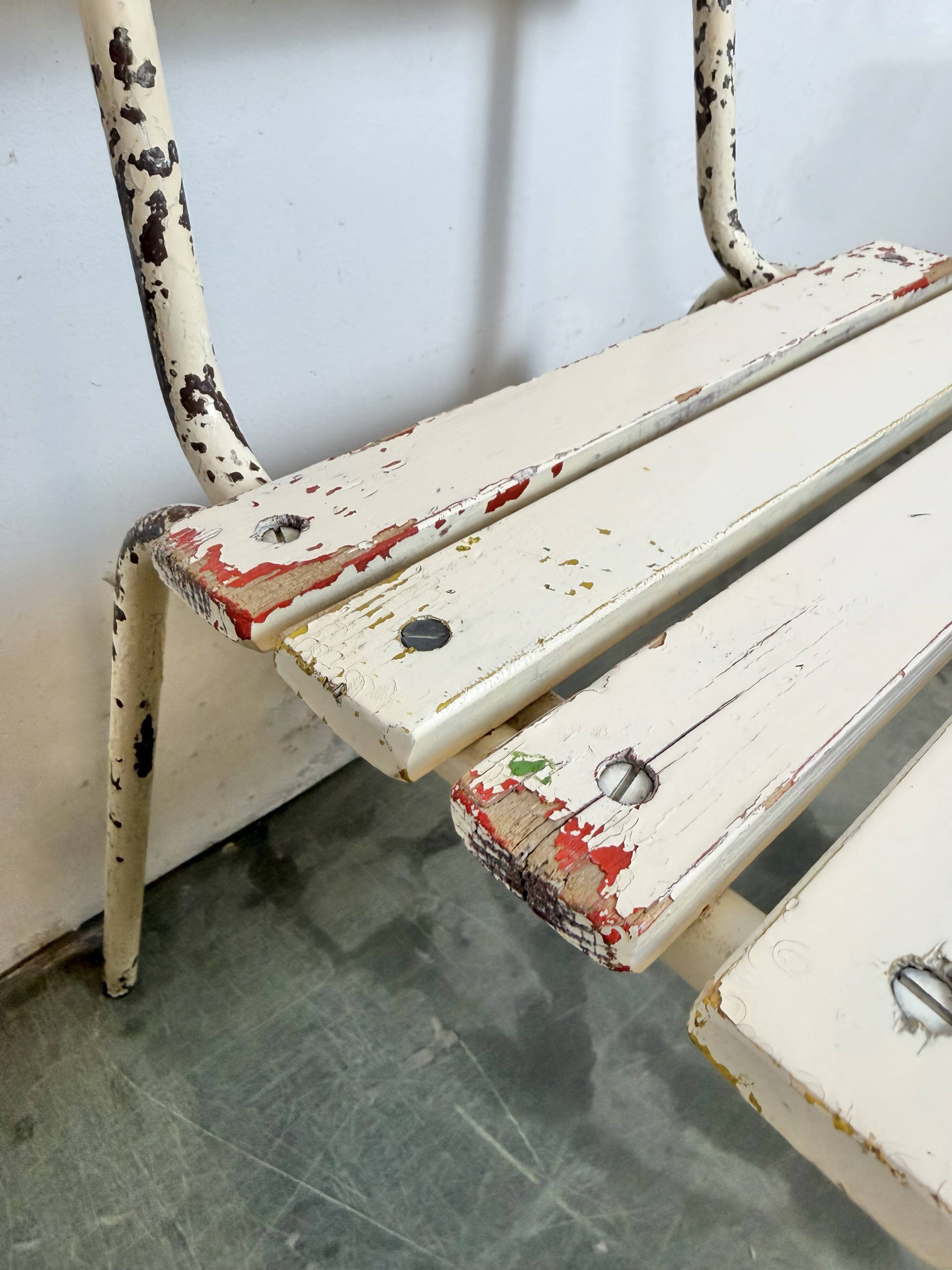 Vintage Beige Industrial Chair, 1960s