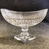 Coupe en cristal taillé, fin XIXe siècle