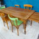 Table de ferme en bois fruitier