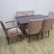 Mid-Century, Table and chair set, 1960s/70s.