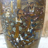 Satsuma vase bronze frame