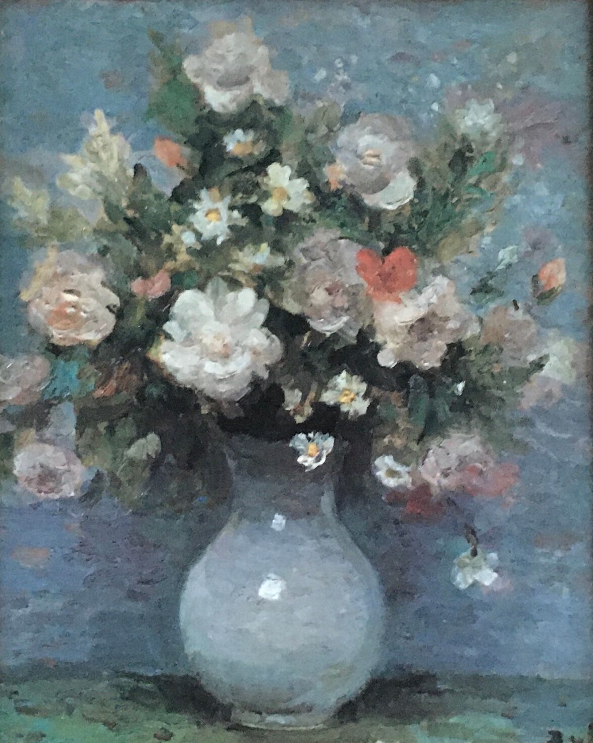 Signed bouquet table