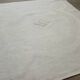 Ancient tablecloth, 12 embroidered towels monogram RD damasse de roses , friezes art deco