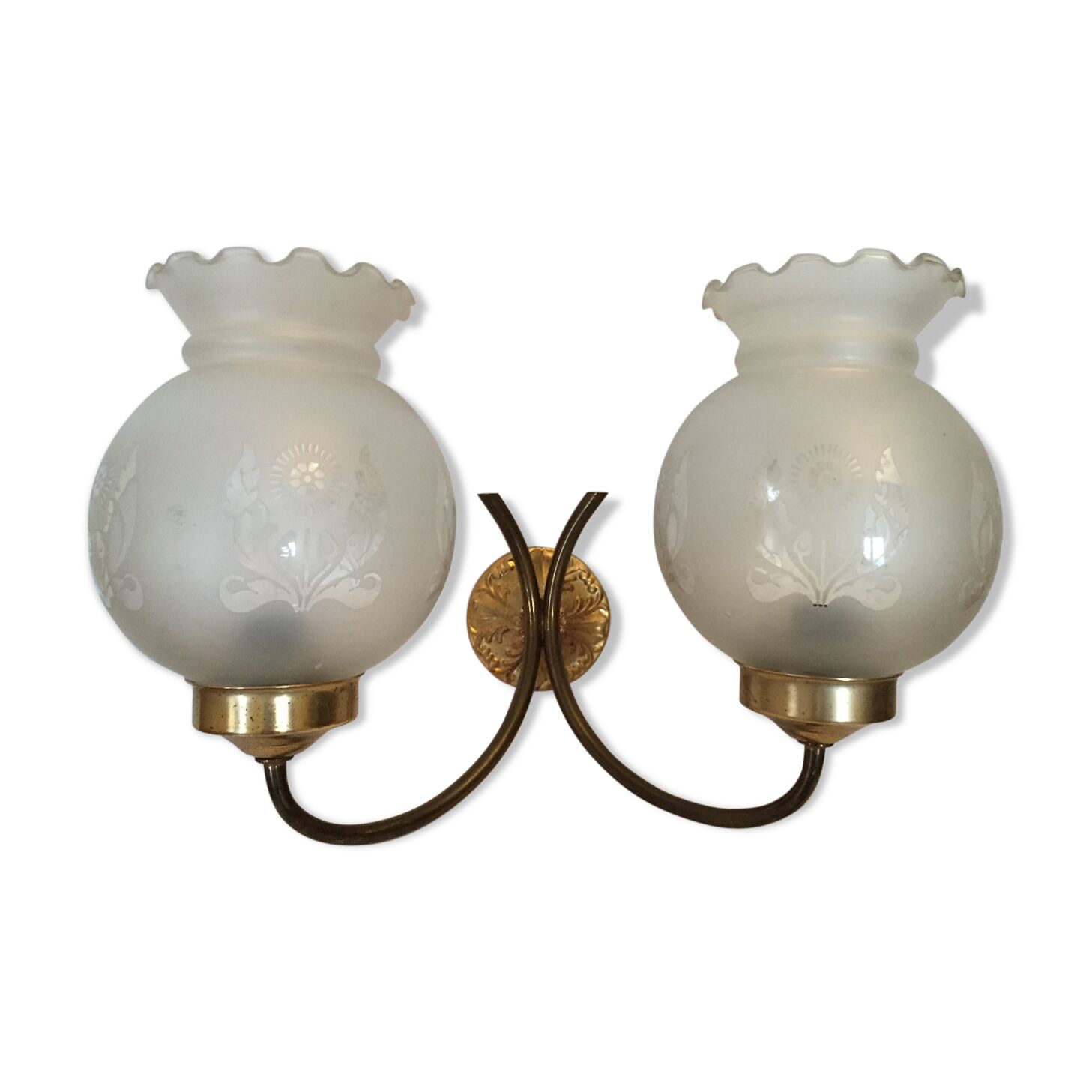 Apply two wall lights