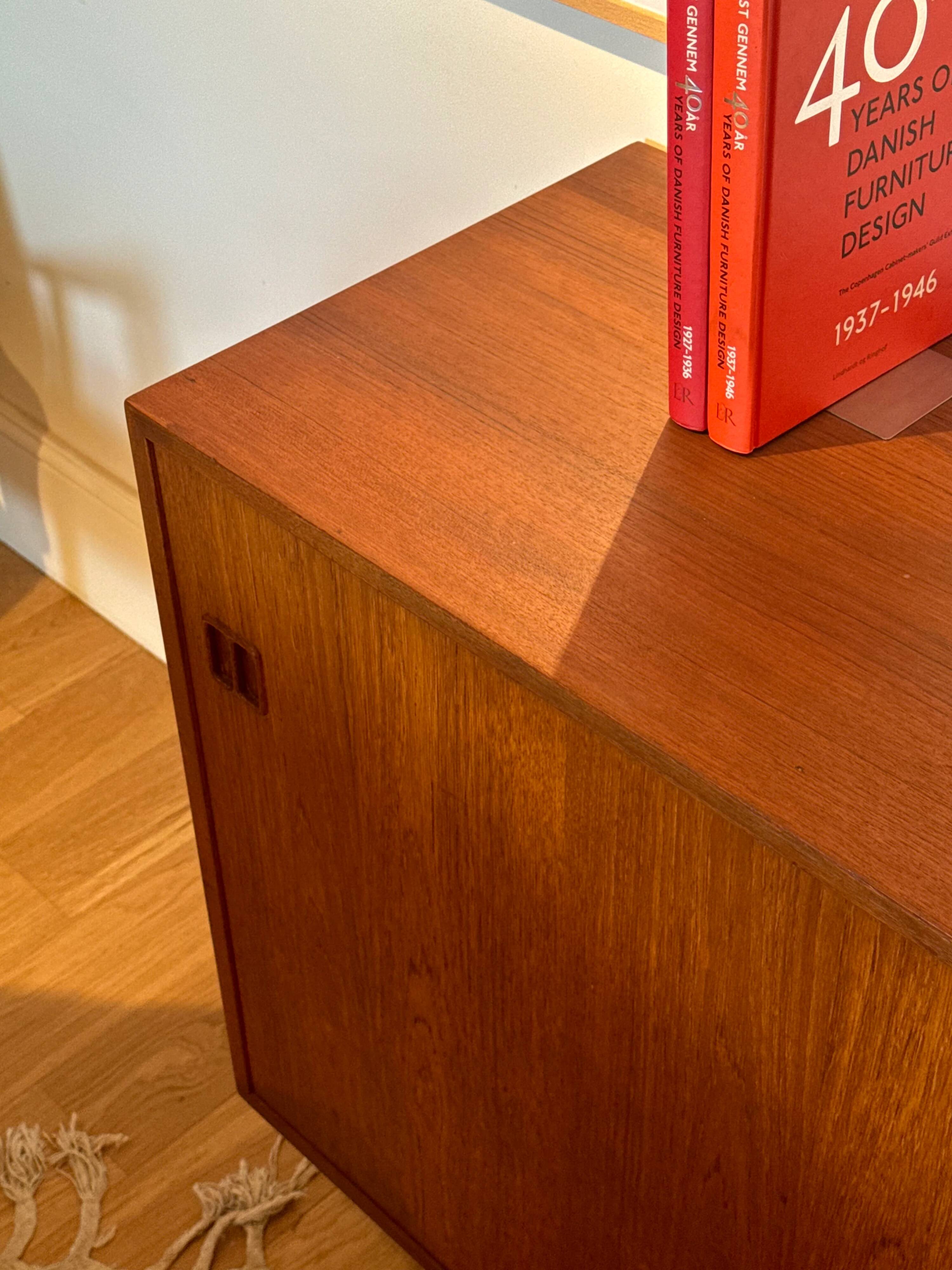 Small vintage Scandinavian teak sideboard "Matilda"