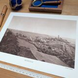 Montcuq, Lot, printed photo plate from 1942.