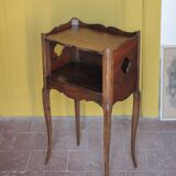 Bedside table, nightstand wood, accent furniture, antique furniture