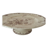 Antique pedestal plate – KG Lunéville – “Printemps” model – circa 1875