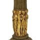 Classical Gold Column Resin Pillar Baroque Style 20th Century