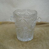 Bucket has ice crystal