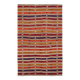 Turkish Red & Blue Striped Kilim Rug, 151x244Cm