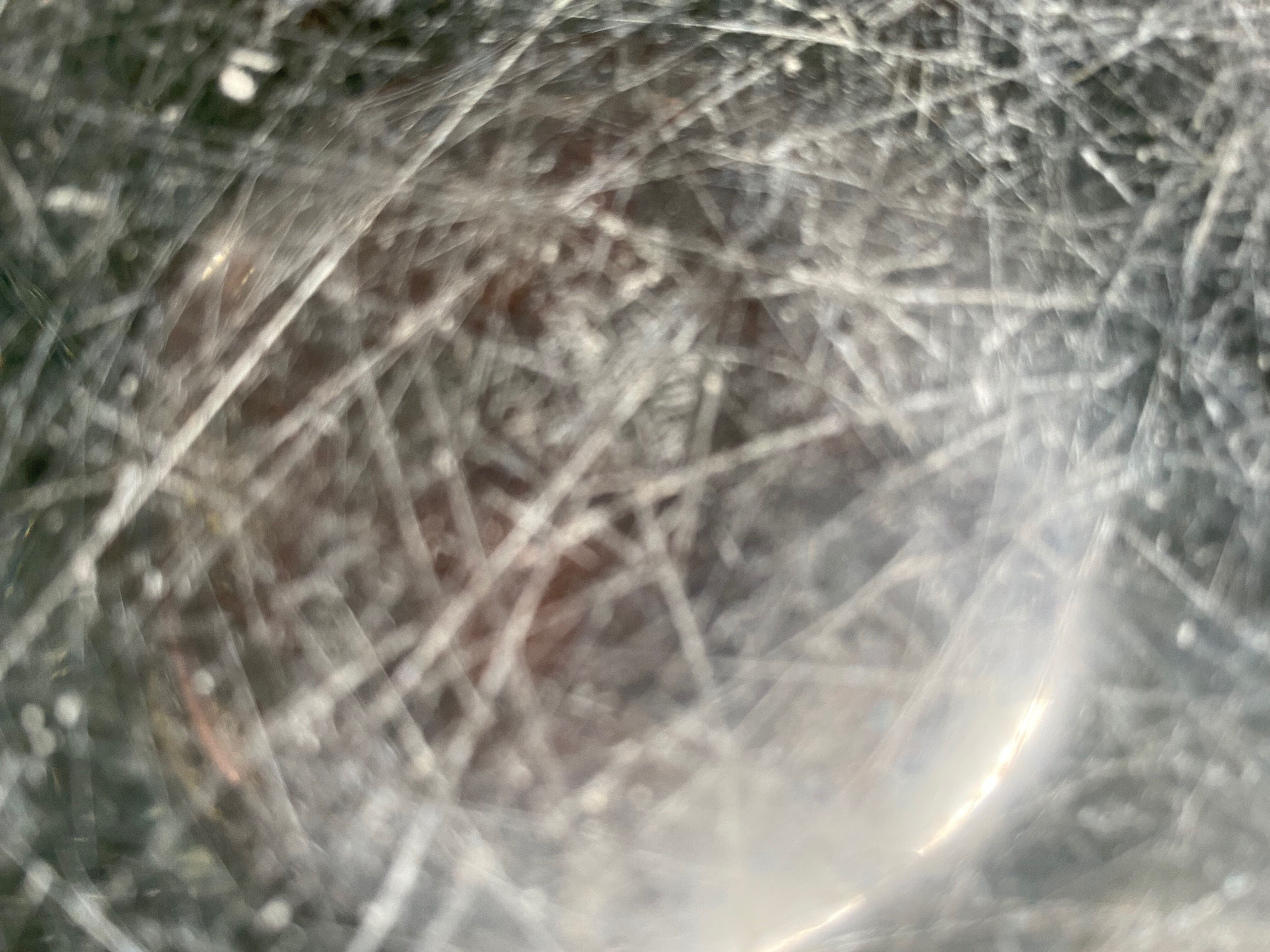 Giraffe vase in crystal from Vannes