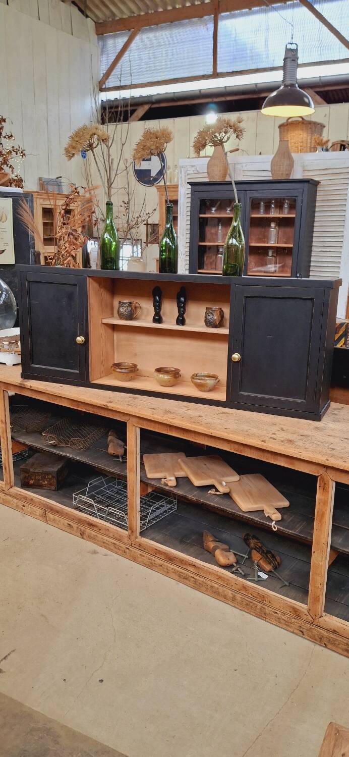 Antique shelf with doors
