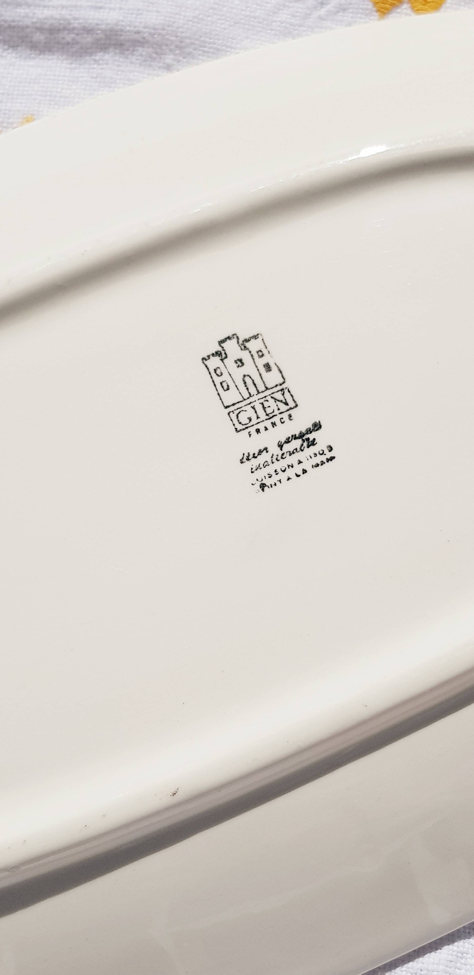 Service plate Gien
