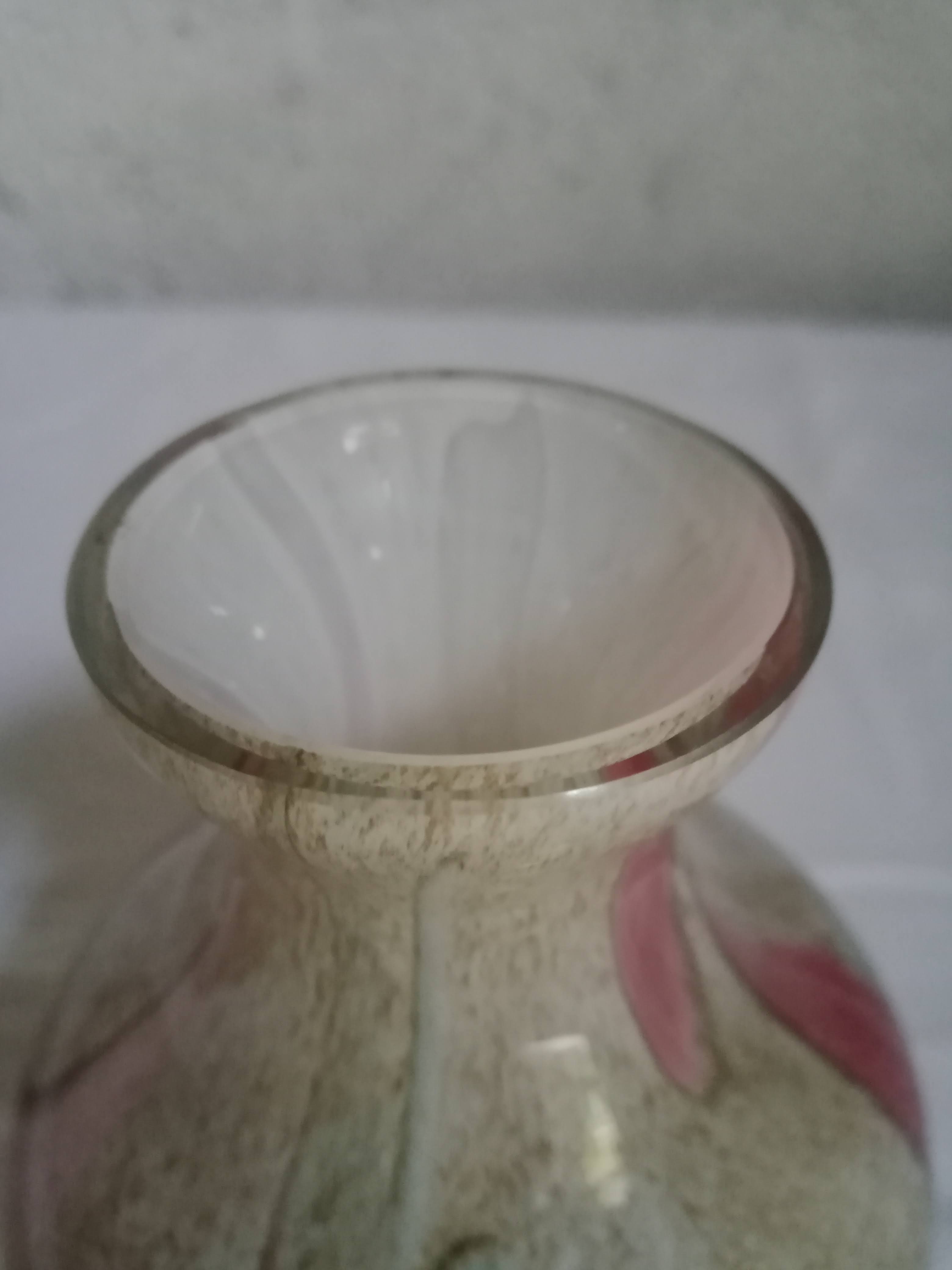 Blown glass vase la rochère