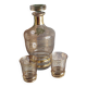 Service à liqueur doré
