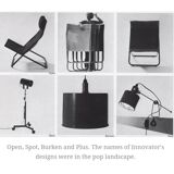 Chaise longue pliante « Open » de Jan Dranger et Johan Huldt pour Innovator, années 1970