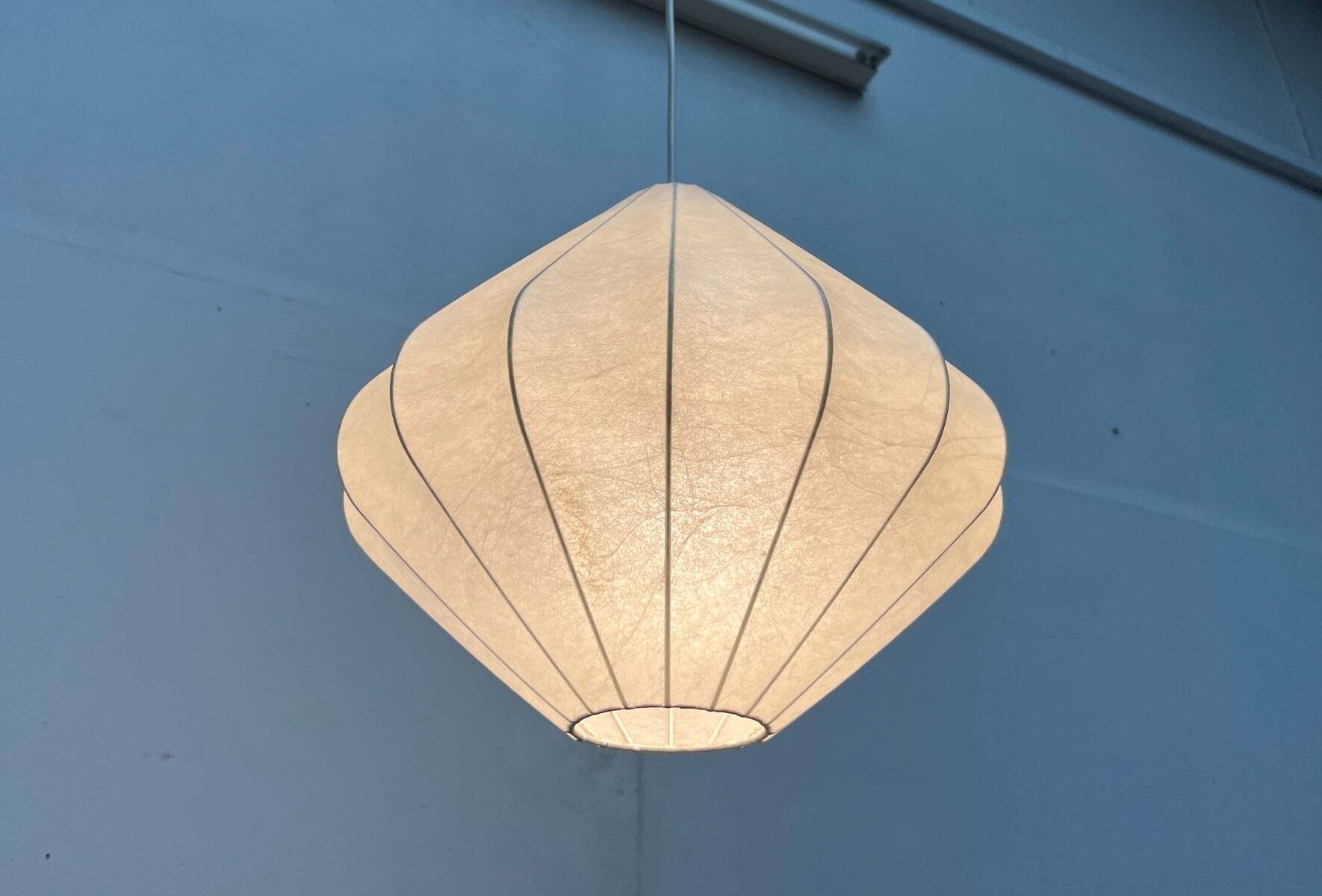 Mid-Century Modern Suspension Cocoon by Friedel Wauer for Goldkant Leuchten, Germany, 1960s