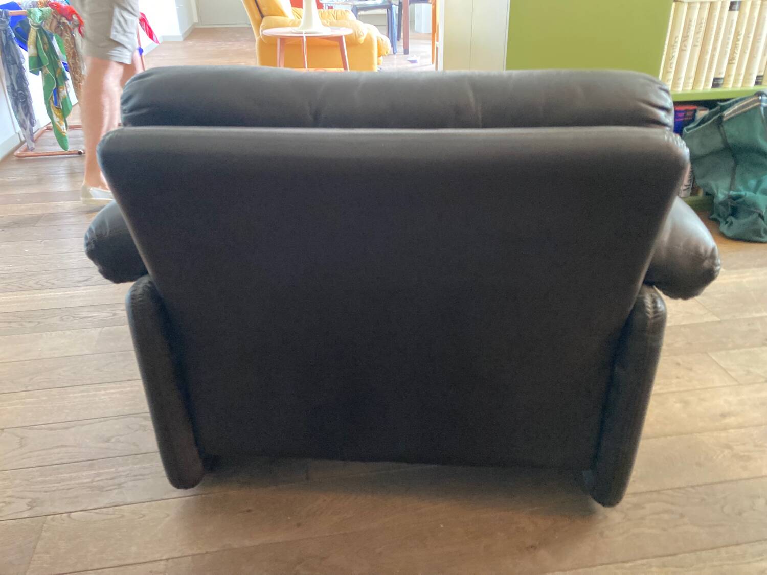 Italian leather armchair