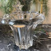 Vase en cristal "fleur" ancien