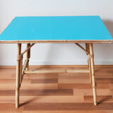 Table rectangulaire en rotin pour enfant ,  table d'appoint , bureau