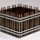 Jardinière « Fioriera » moderniste italienne attribuée à Romeo Rega – Laiton, chromoly