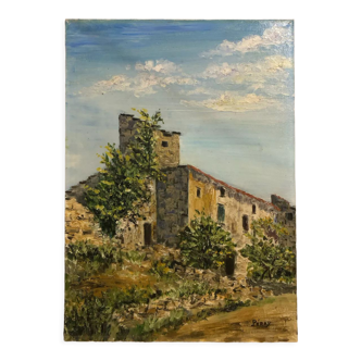 Village painting