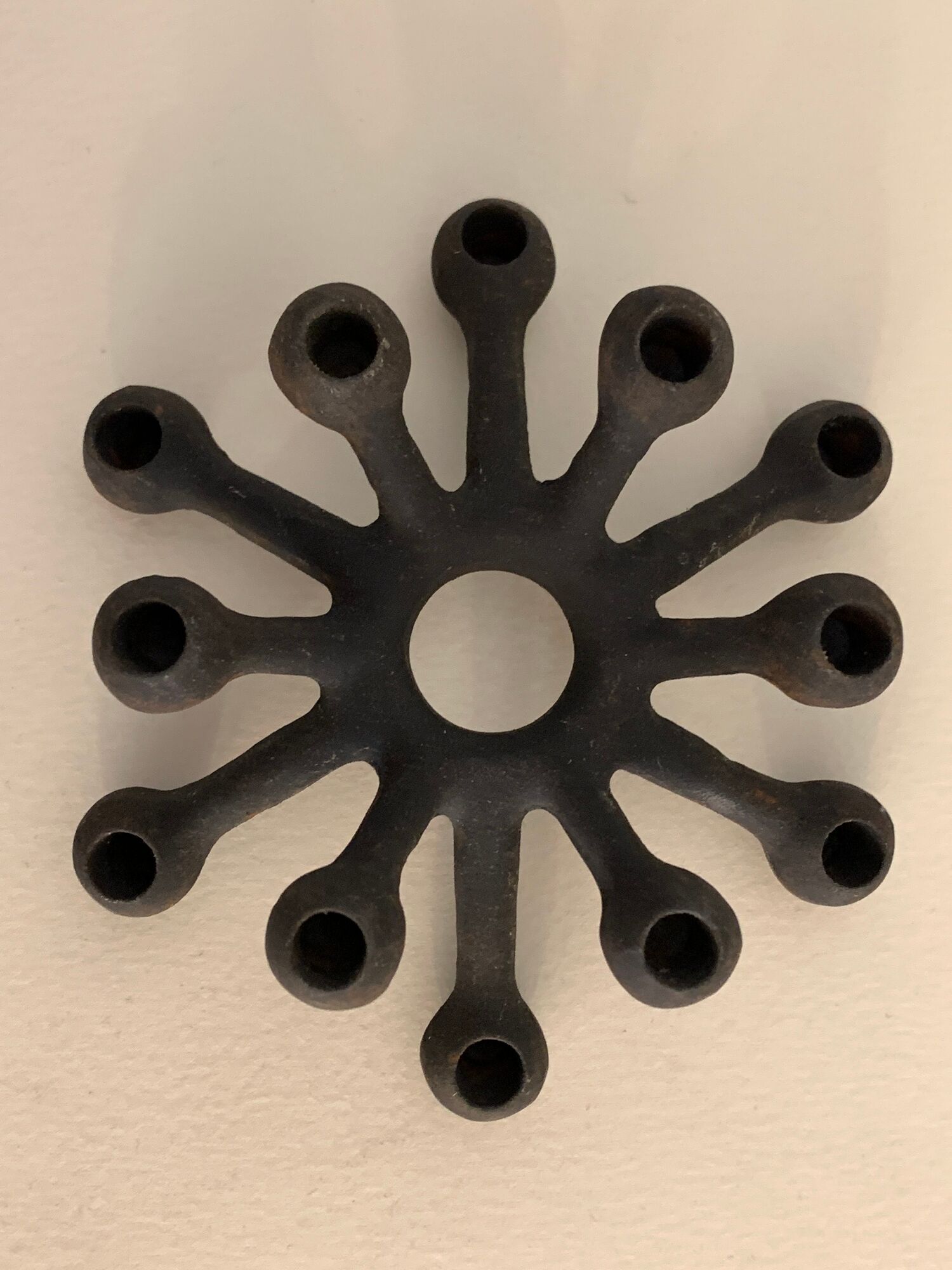 Bougeoir design scandinave Spider Jens H. Quistgaard pour Dansk, 1960