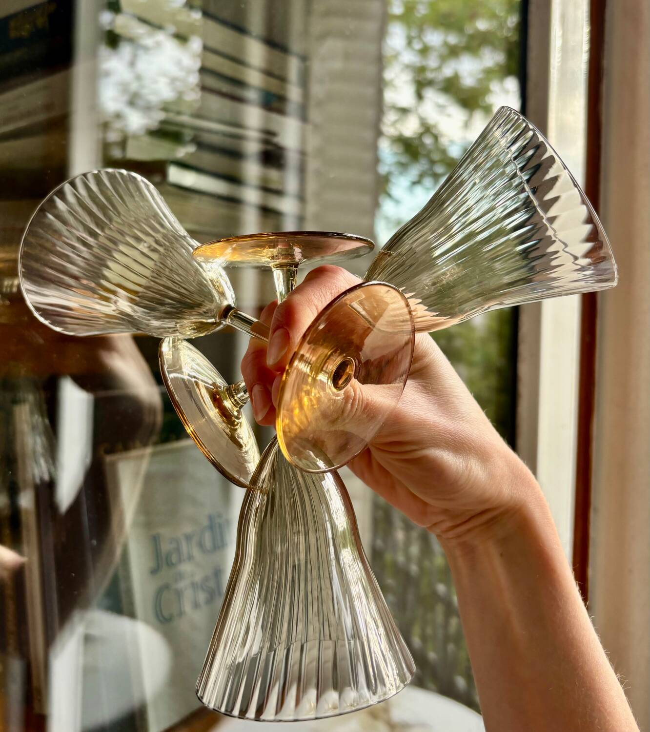 Verres style Gallée