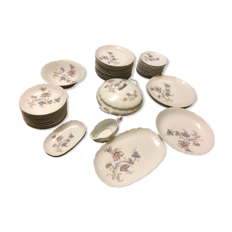 Service de table maison Tharaud porcelaine Limoges